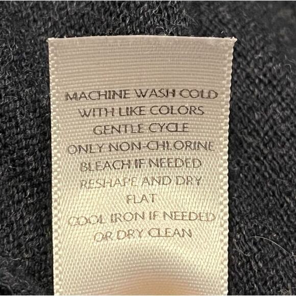 J. Jill Open Front Knit Cardigan Sweater Duster Shawl Blue Long Sleeve Sz S - Picture 7 of 7